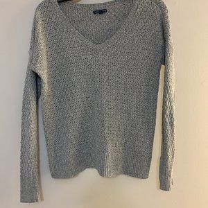 gray cozy sweater